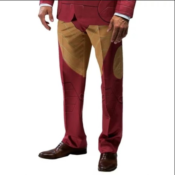 Iron Man Suit Pants Dress Pants Alter Ego Marvel Super Hero Fun - Picture 2 of 13
